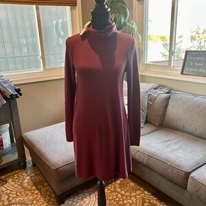 Wine colored sweater dress Super soft Size small